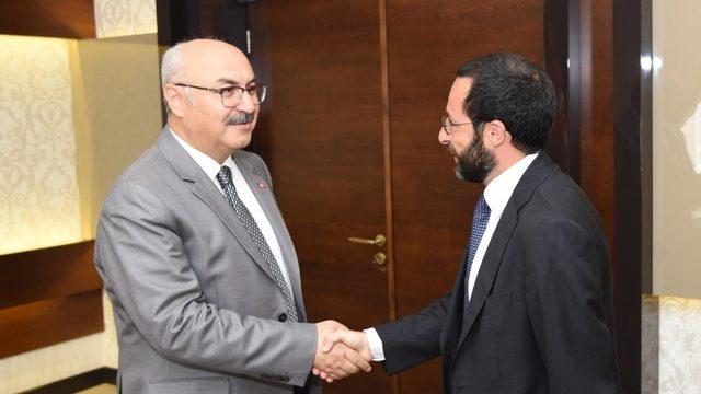 İtalya İzmir Konsolosu Giorgio’dan Vali Köşger’e ziyaret