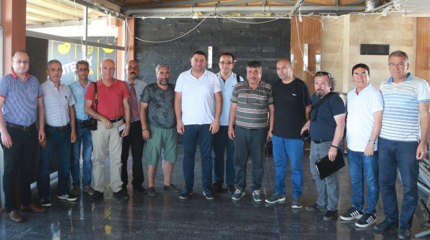 Başkan Volkan Şeker basın mensuplarıyla buluştu