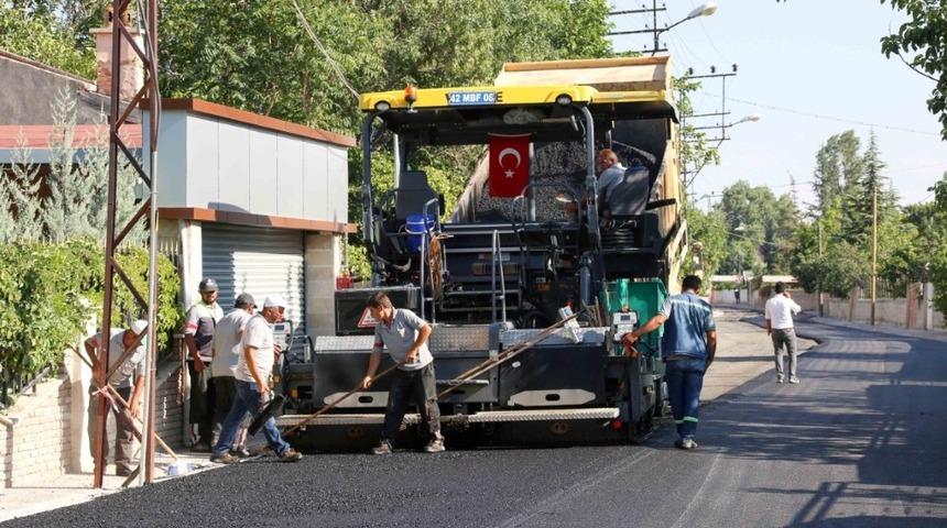 Ayanbey Sokak asfaltlama çalışması tamamlandı