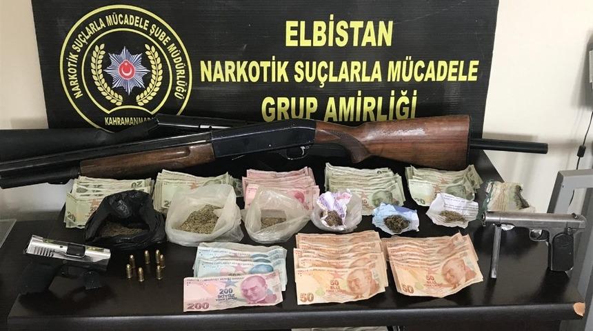 Kahramanmaraş’ta uyuşturucu satıcılarına operasyon