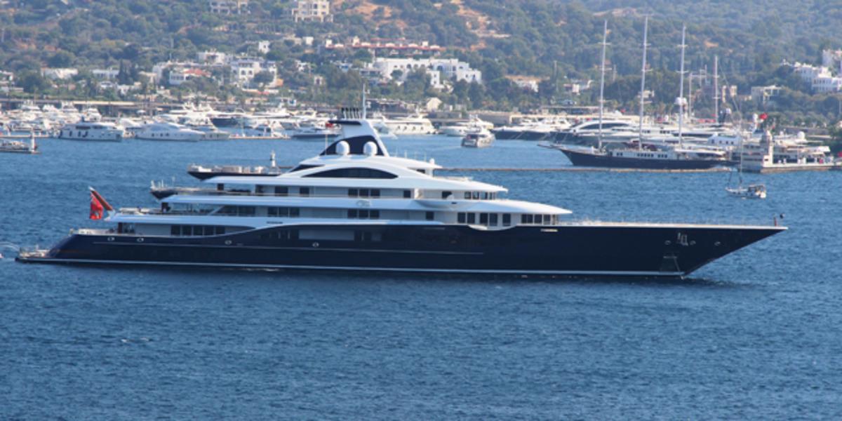 Futbol milyarderi Rus iş adamı Alexei Fedorychev, milyon dolarlık yatıyla Bodrum&rsquo;da