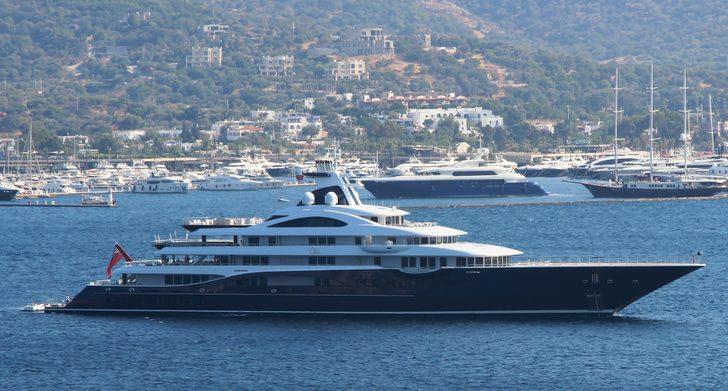 Futbol milyarderi Rus iş adamı Alexei Fedorychev, milyon dolarlık yatıyla Bodrum’da G4