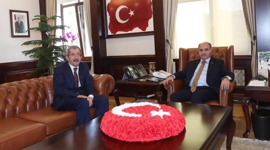 Başkan Vergili Emniyet Genel M&uuml;d&uuml;r&uuml; Aktaş&rsquo;a başarılar diledi