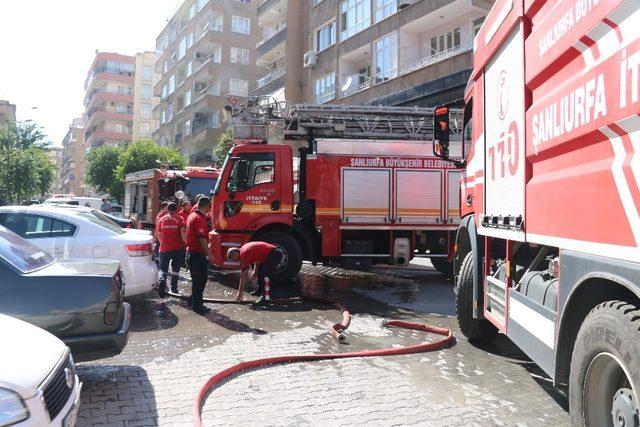 Şanlıurfa’da korkutan yangın