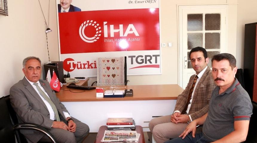 Rekt&ouml;r Turgut&rsquo;tan İHA&rsquo;ya ziyaret