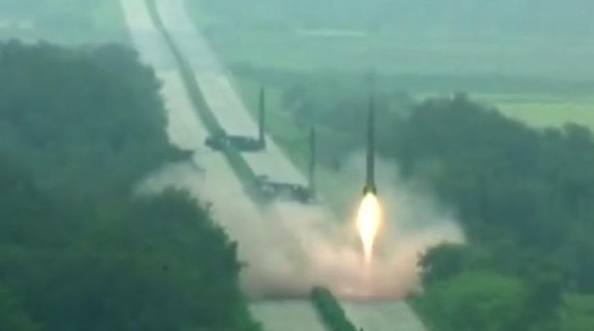 Son dakika 'Kuzey Kore iki füze ateşledi' iddiası