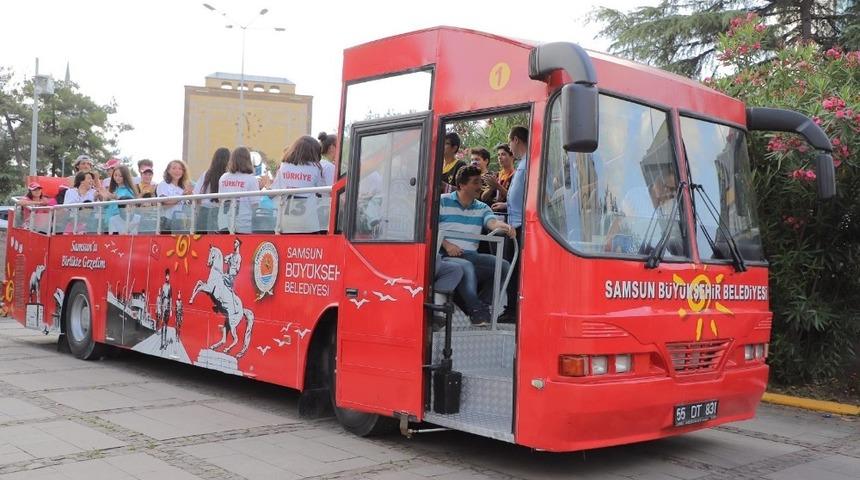 &Ccedil;arşamba&rsquo;da &uuml;cretsiz otob&uuml;s turu