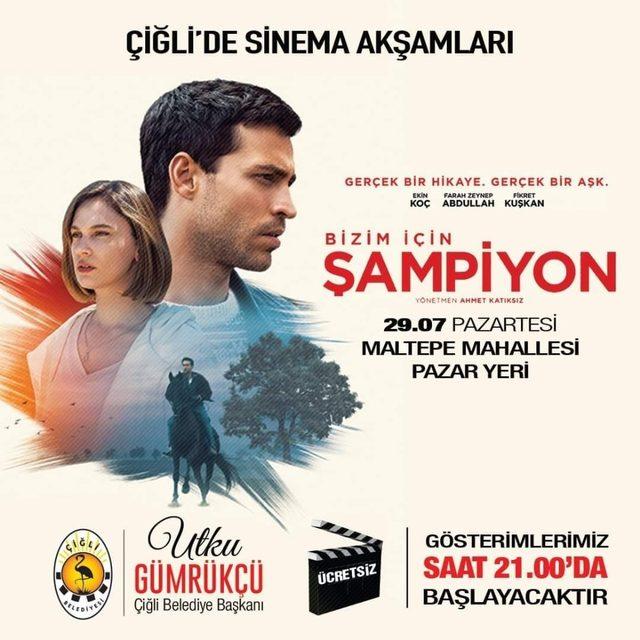 Çiğli mahallelerinde sinema şöleni