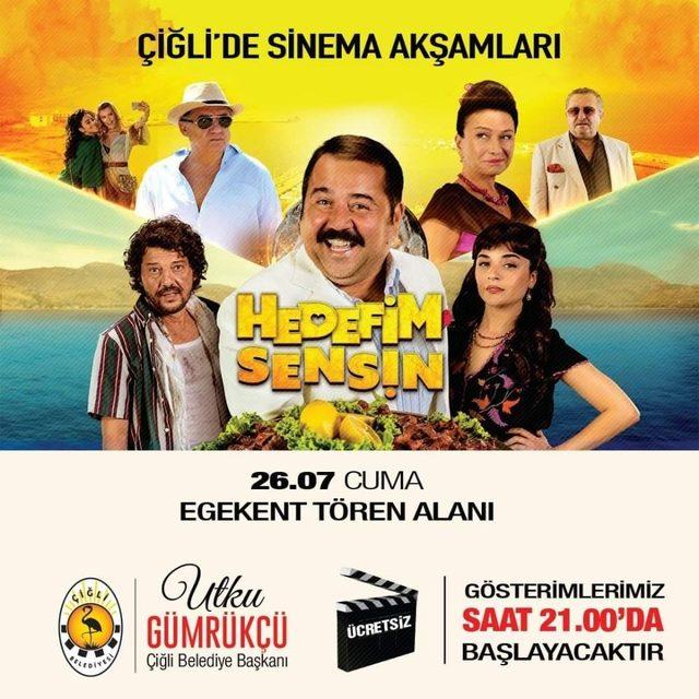 Çiğli mahallelerinde sinema şöleni