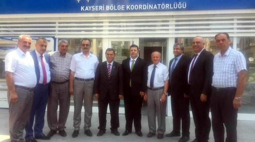 Esnaf ve Sanatkarlar Kredi ve Kefalet Kooperatifi Başkanı Alan, Halk Bankası’nı ziyaret etti