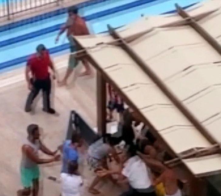 Nişanlı çift, havuz başında bayılıncaya kadar dövüldü G3