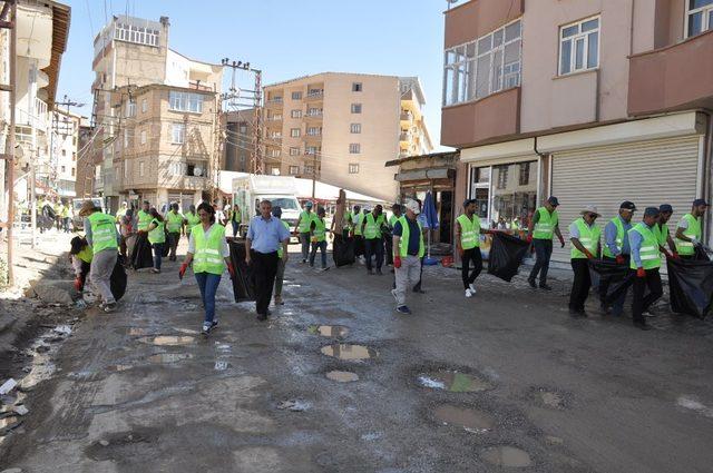 Yüksekova Belediyesinden temizlik kampanyası