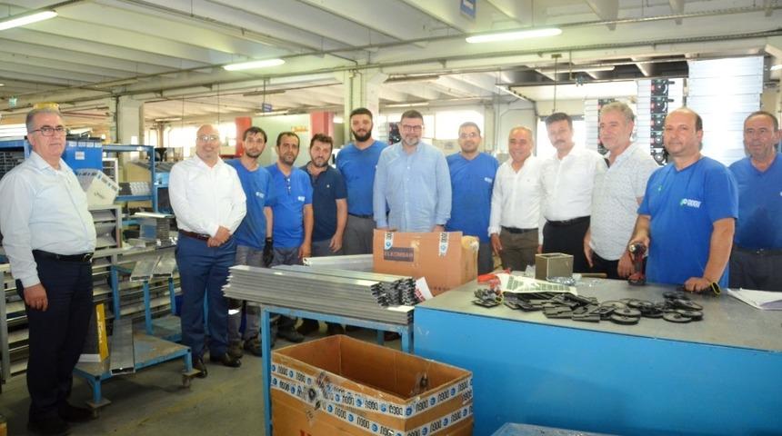 AK Parti’li Dağ’dan fabrika ziyaretleri