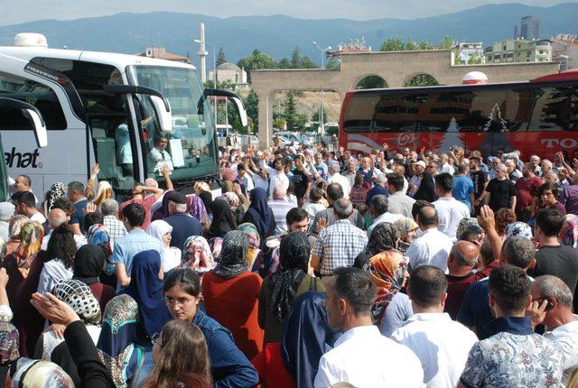 Tokat’ta hacı adayları kutsal topraklara uğurlandı