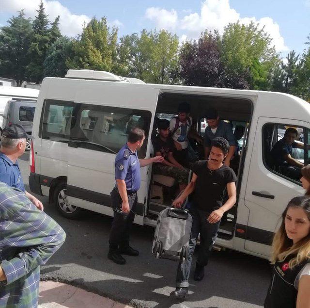 Tekirdağ'da 40 kaçak göçmen yakalandı