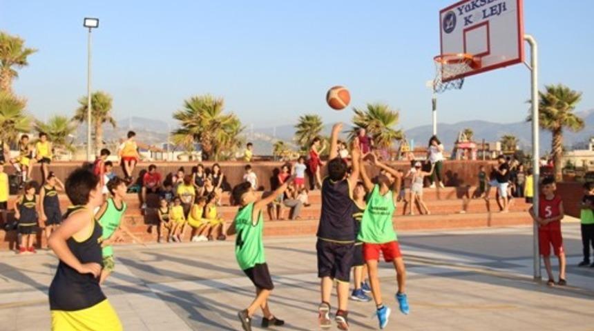 Samandağ&rsquo;da tek pota basketbol turnuvası sona erdi