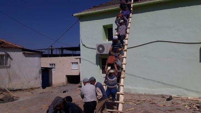 Karıncaları örnek alan köylüler sorunu yarım saatte çözdü