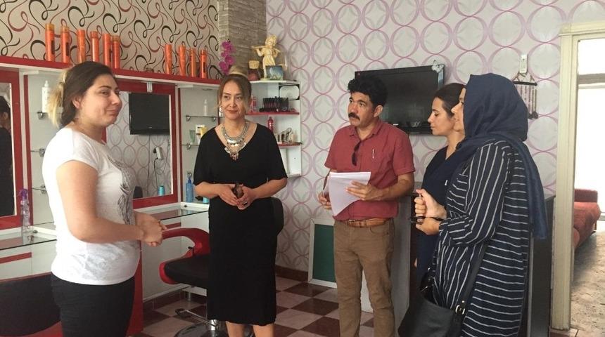 Tarsus&rsquo;ta berber, kuaf&ouml;r ve g&uuml;zellik salonlarına denetim