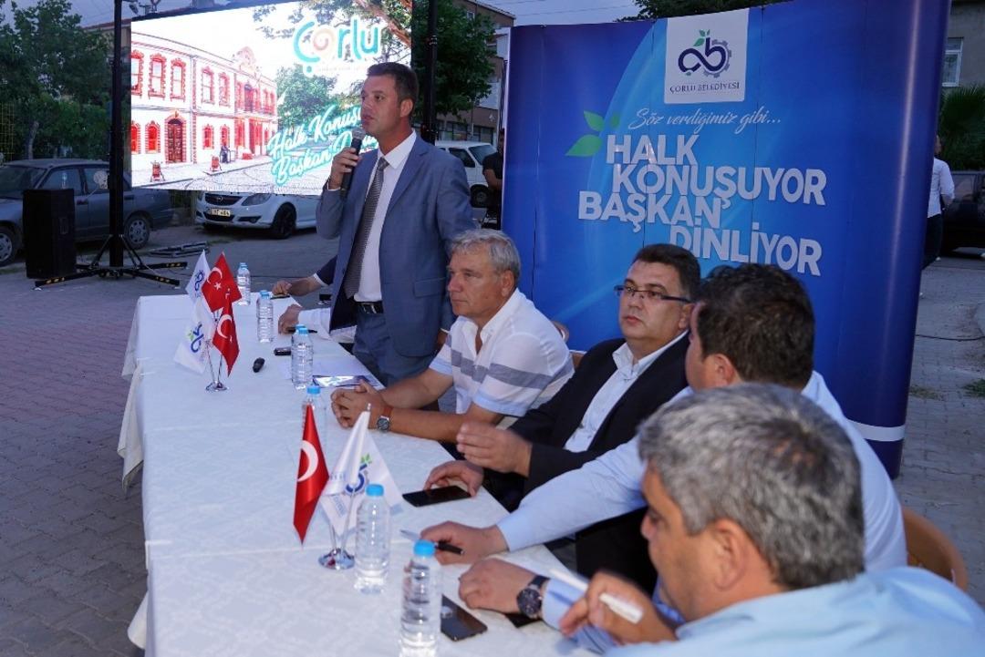 Başkan Sarıkurt, Zafer Mahallesi sakinleriyle buluştu