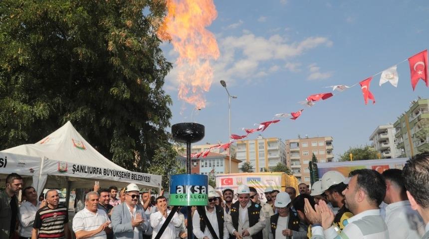 Birecik doğalgaza kavuştu
