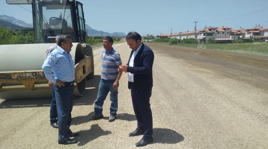 Seydişehir’de maden yolu asfaltlanarak kullanıma açıldı