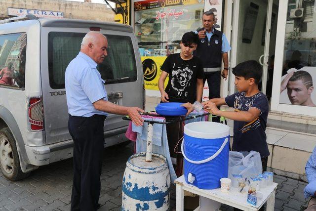 Haliliye’de zabıta ekipleri kaldırımları denetledi