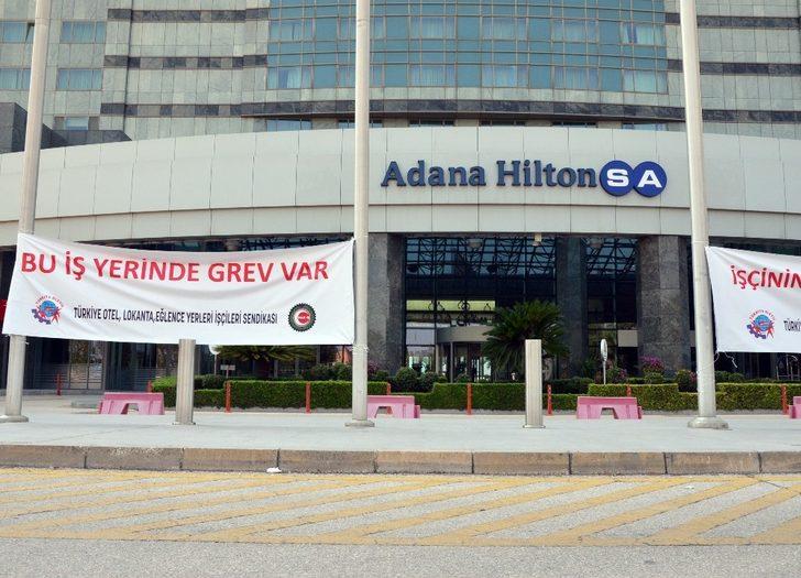 Adana’da otel işçileri grevde G4