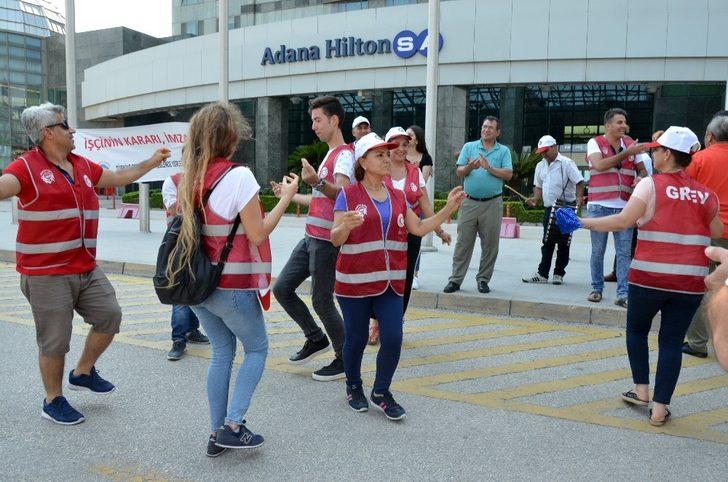 Adana’da otel işçileri grevde G5