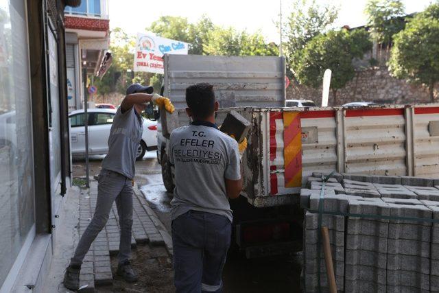 Hasanefendi Mahallesi’nde yol çalışmalarına hız verildi