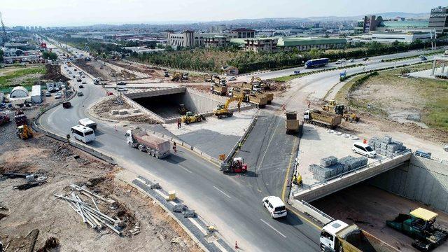 Ayaş Yolu-Sincan OSB alt geçidinin açılışına sayılı günler kaldı