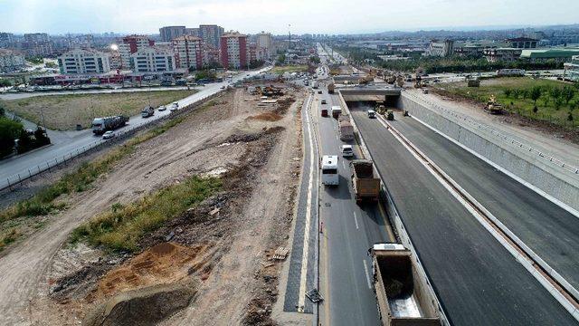 Ayaş Yolu-Sincan OSB alt geçidinin açılışına sayılı günler kaldı