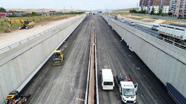 Ayaş Yolu-Sincan OSB alt geçidinin açılışına sayılı günler kaldı