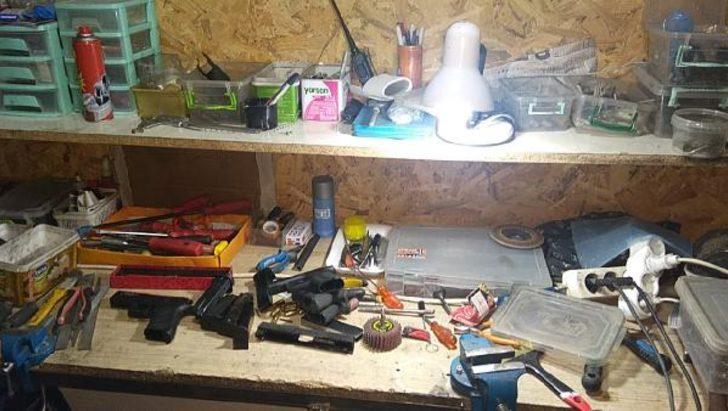 Konya'da kaçak silah atölyesine operasyon G3