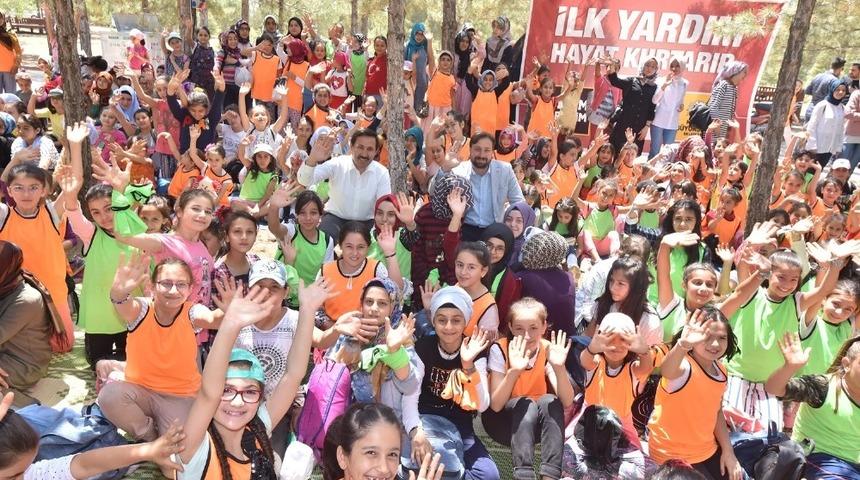 Başkan Kılca, öğrencilerin yaz kampı keyfine ortak oldu