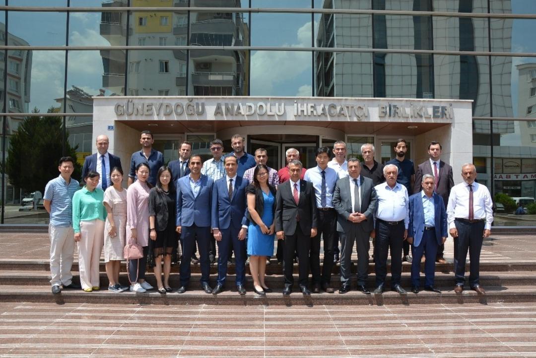 &Ccedil;inli alım heyeti Gaziantep&rsquo;te incelemeler yaptı