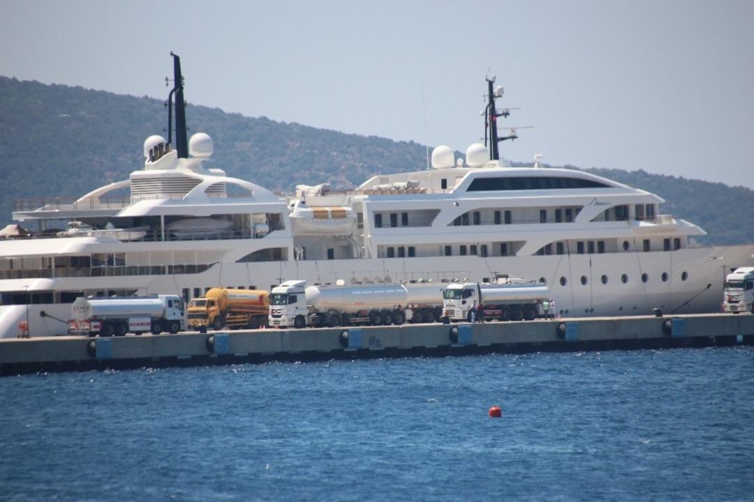 Cimri milyonerler yakıt i&ccedil;in Bodrum&rsquo;u tercih ediyor