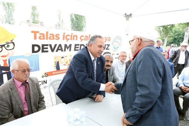 Talas Belediyesi’nden Örencik’e hizmet çıkarması