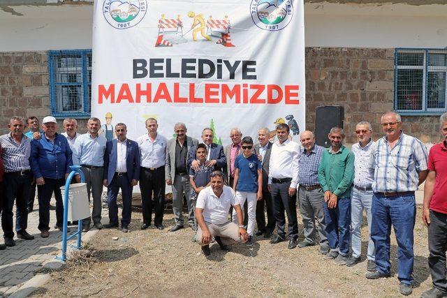 Talas Belediyesi’nden Örencik’e hizmet çıkarması