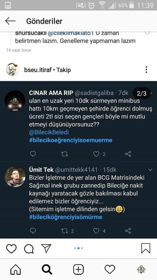 Öğrencilerden dolmuş zamlarına tepki