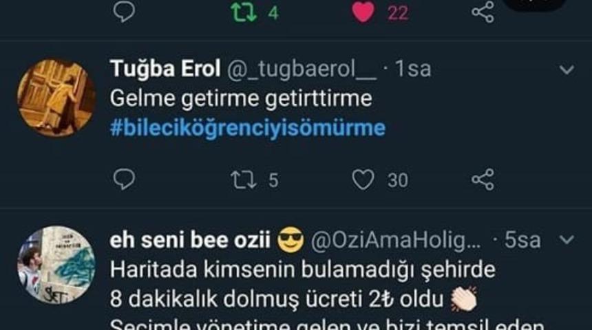 &Ouml;ğrencilerden dolmuş zamlarına tepki