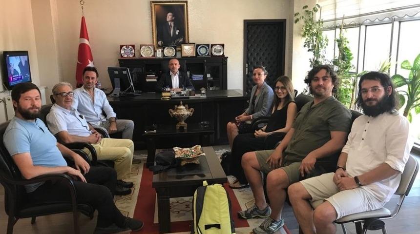 Adramytteion kazı ekibinden Kaymakam Öner’e ziyaret