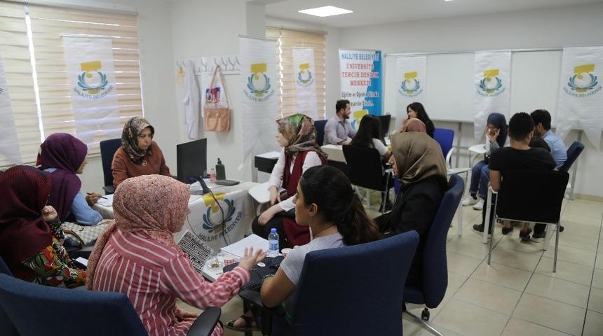 Haliliye’de tercih merkezlerine yoğun ilgi