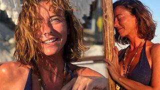 Ece Uslu tatilde! Fit vücuduyla dikkat çekti