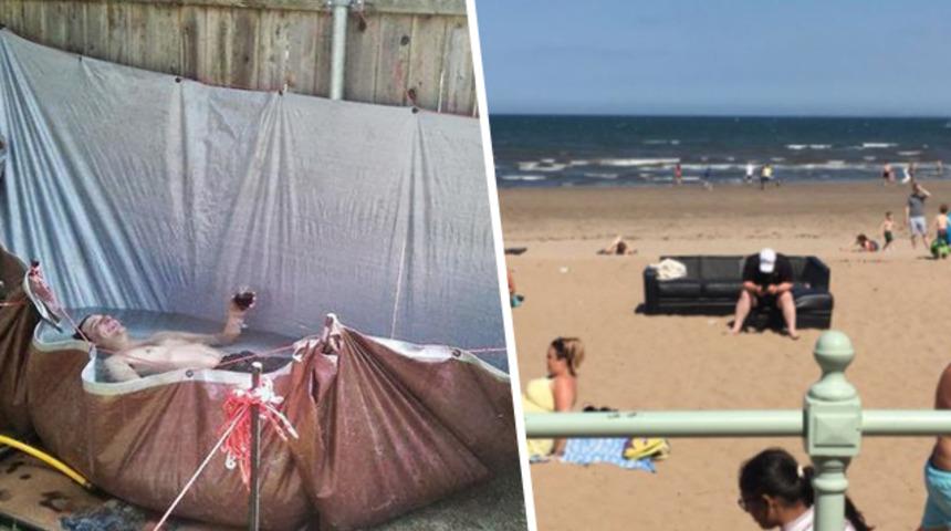 Sıcaklıklar arttıkça ne yapacaklarını şaşırdılar!