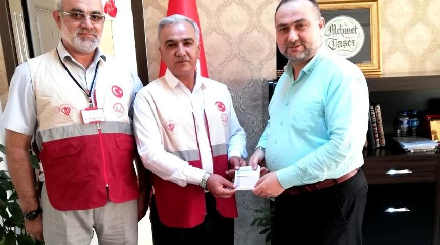 K&ouml;y imamı TDV&rsquo;ye 26 adet kurban bağışı topladı