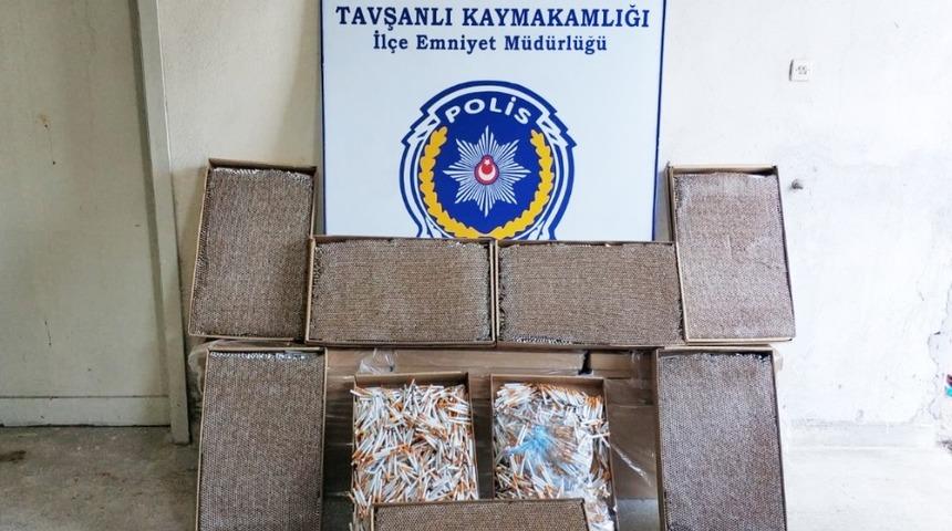 Tavşanlı’da kaçak tütün operasyonu