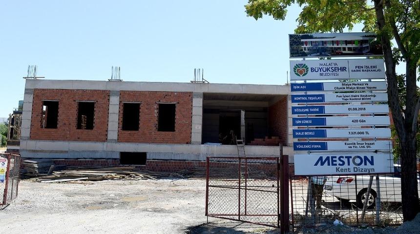 Yeni İtfaiye Merkezi inşaatı hızla devam ediyor