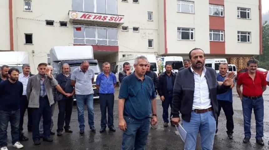 İflas eden süt fabrikasının satışının durdurulmasına üreticilerden tepki