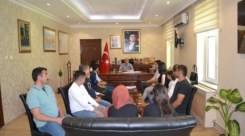 LGS birincilerinden Kaymakam &Ouml;zadalı&rsquo;ya ziyaret