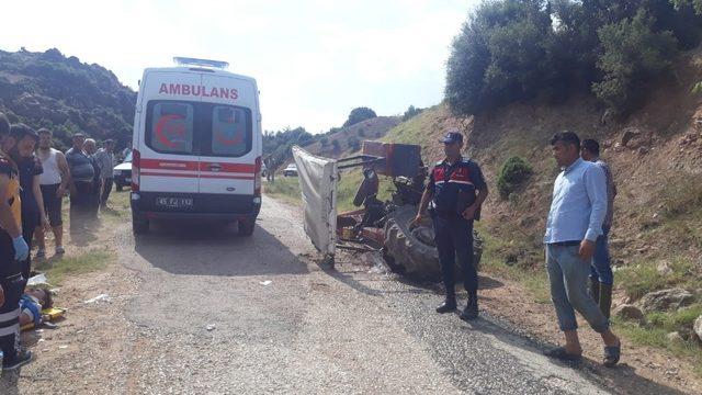 Traktörün altında kalan yaşlı adam, 9 günlük yaşam savaşını kaybetti